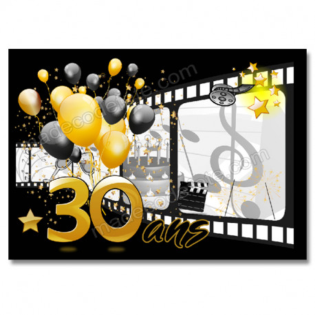 Serviette Anniversaire 30 ans - Serviette Papier 30 ans