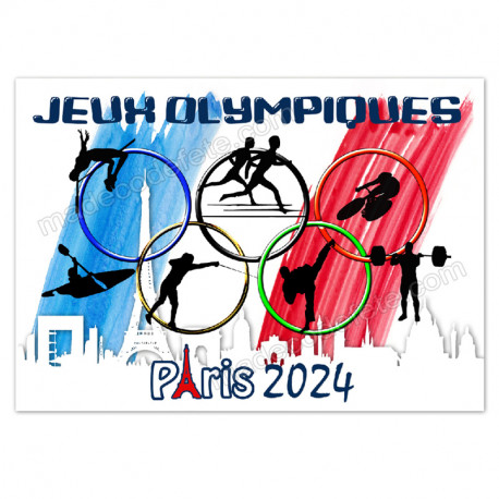 Set de table jeux olypiques paris 2024