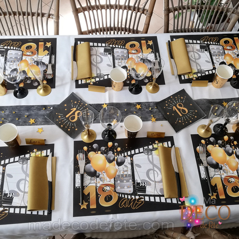 Set de table anniversaire 60 ans