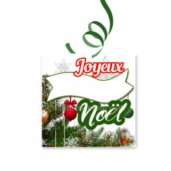 10 étiquettes joyeux noël houx