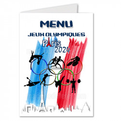 Menu thème JO Paris 2024