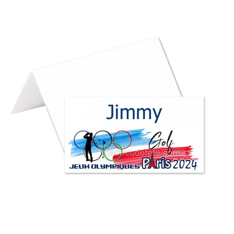 marque place JO paris 2024 Golf