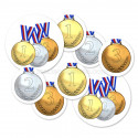 Médailles sportives podium (lot de 15)