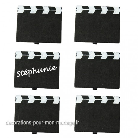 1 Clap Cinéma Porte Nom