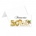 24 porte-noms 50 ans noces d'or