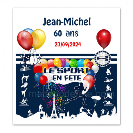 Faire-part sport en fête