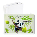 Urne personnalisée panda sur branche