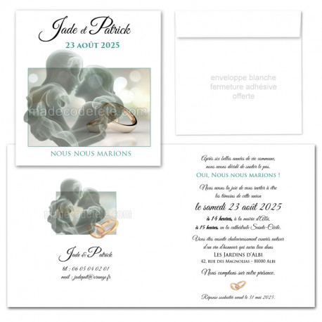 Faire-part mariage 