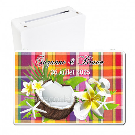 urne floral tropical