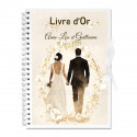 Livre d'or personnalisé mariage bohème