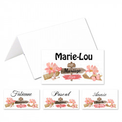 24 porte-noms pancartes