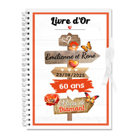 Livre d'or Noces de Diamant