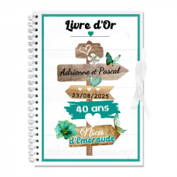 livre d'or Noces d'Emeraude