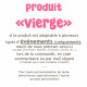 produit vierge