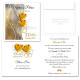 Faire-part noces d'or gris/or personnalisé
