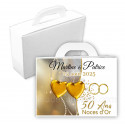 Valise dragées 50 ans Noces d'Or