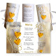 Menu cylindre 50 ans Noces d'Or