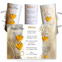 Menu cylindre 50 ans Noces d'Or