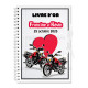 Livre d'or mariage motos noir et rouge