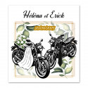 Faire-part mariage moto