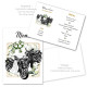 Menu de mariage thème moto vierge ou personnalisé