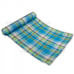 Chemin de table madras bleu