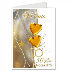 menu 50 ans noces d'or 