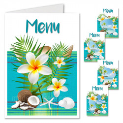 Menu madras bleu