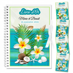 livre d'or madras bleu