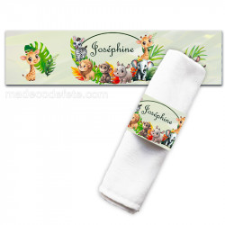 Porte-serviette Les "Z'Animaux" de la Jungle
