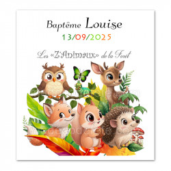 Faire-part Les Z'Animaux de la Forêt