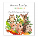Faire-part Les Z'Animaux de la Forêt