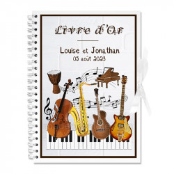 Livre d'or instruments musique