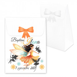 Boîte dragées baptême féerie