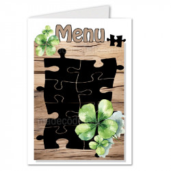 Menu thème puzzle