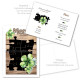 Menu thème puzzle vierge ou personnalisé
