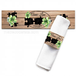 Porte-serviette thème puzzle