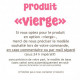 produit vierge