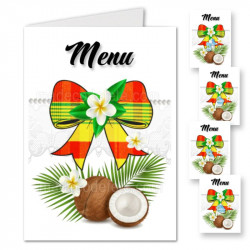 Menu noeud madras jaune