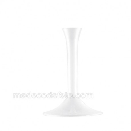 Pied verre blanc