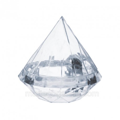 Contenant dragées diamant 7 cm