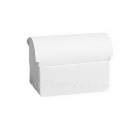 Coffre dragées blanc