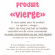 produits vierges