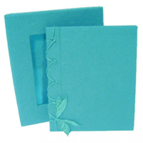 Livre d'or mariage bleu turquoise