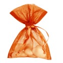 10 sachets à dragées orange