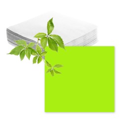 Serviettes papier vert anis