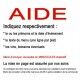 Aide menu