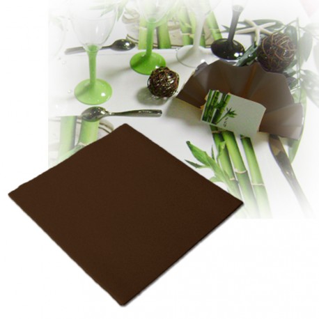 50 Serviettes Jetables Vert Anis 40x40cm - Pour Mariage, Anniversaire, Événements - Ouate Textile
