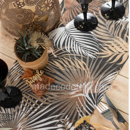 Décorations jungle tropical chic dans Nouveautés décos chemin-de-table-jungle-tropical-chic