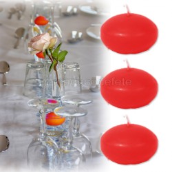 Bougie flottante rouge